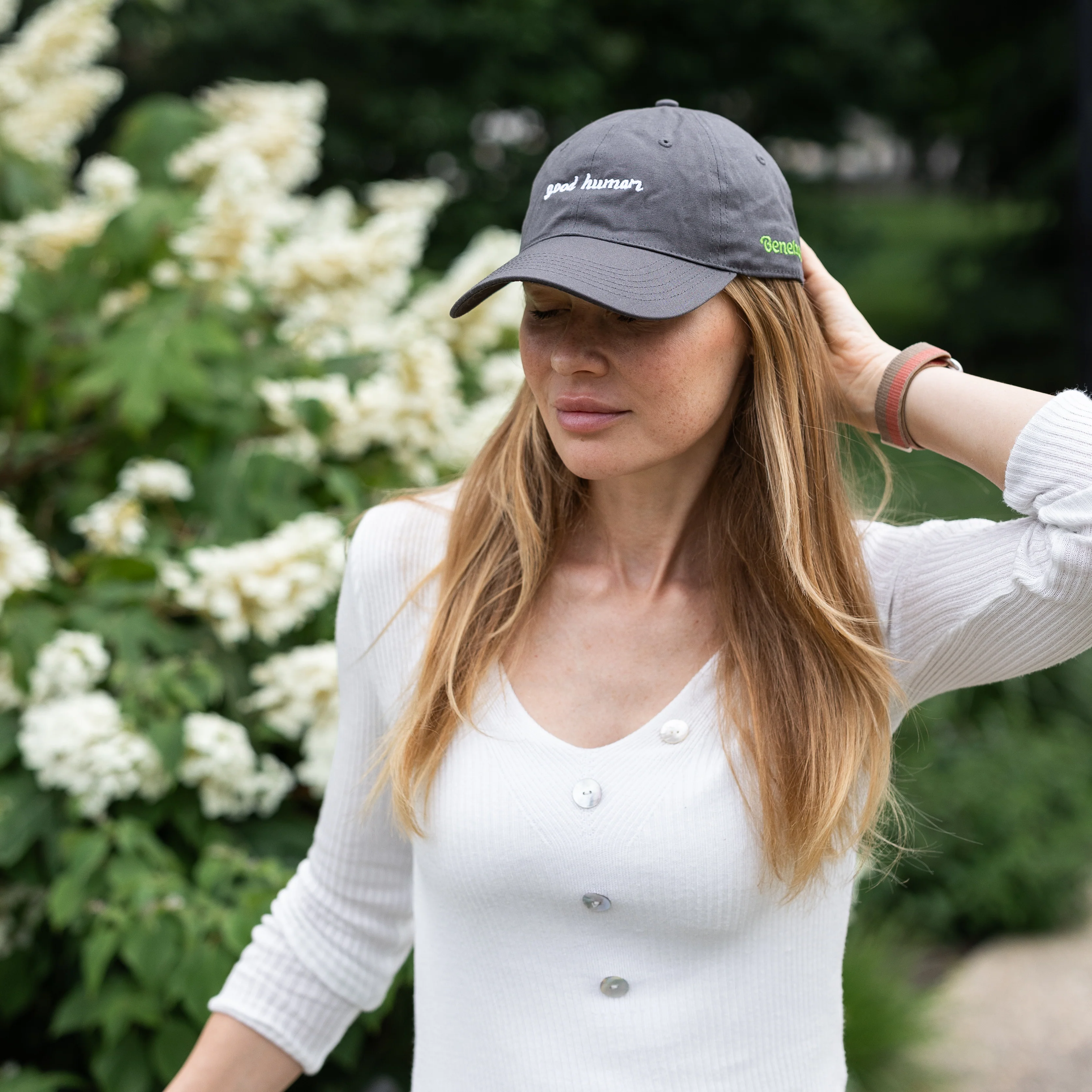 Good Human Embroidered Hat - Image 4